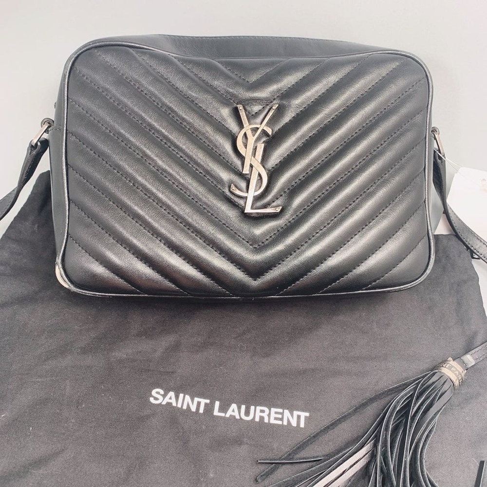 YSL Yves Saint Laurent Lou Camera Bag Calfskin Leather